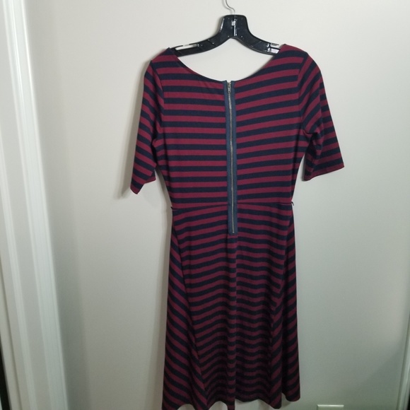 The Limited Navy Stripped Dress - Picture 5 of 6